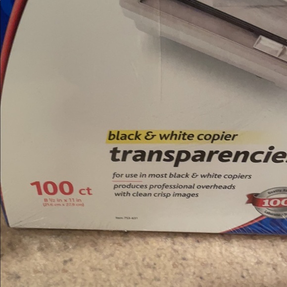 office depot Office 0 Pack Transparencies For Bw Copiers New By Office Depot Poshmark